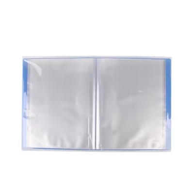 Office School File Organizer Durable Water-proof pp 20 clear Pockets A4 Size Plastic Display Pocket File Binder