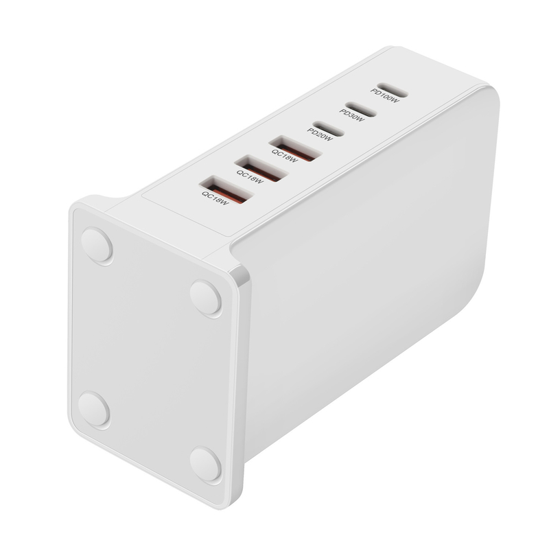 Factory Wholesale PD QC Multi Port 3 Usb a 3 Type C Fast Charging Gan 168w Cell Phone Turbo Charger