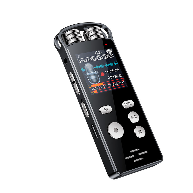 X199 Factory Professional Mini Audio Recorder Voice Activated Digital Voice Recorder Noise Reduction Multi-language Menu