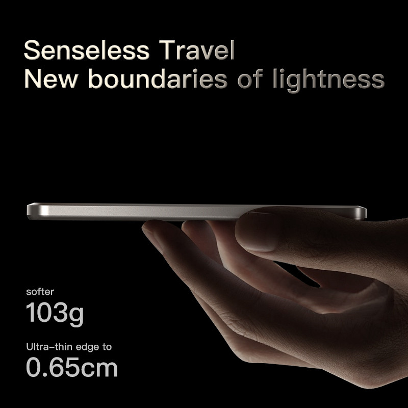 New 2-in-1 Ultra-thin Aluminum Alloy Mini Magnetic 15W 5000mAh Wireless Fast Charging Power Bank