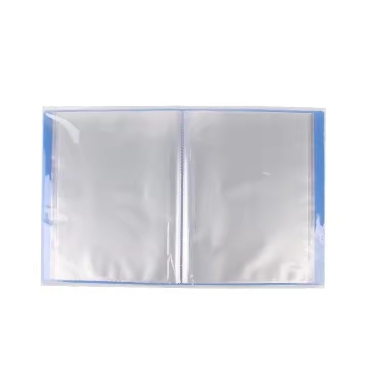 Office School File Organizer Durable Water-proof pp 20 clear Pockets A4 Size Plastic Display Pocket File Binder
