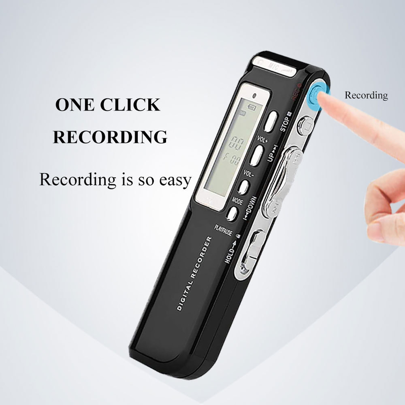 Smartphone Voice Recorder With USB Interface Metal Music Smart Features Wav Mp3 Telephone Call Recording iPhone Voice Activated