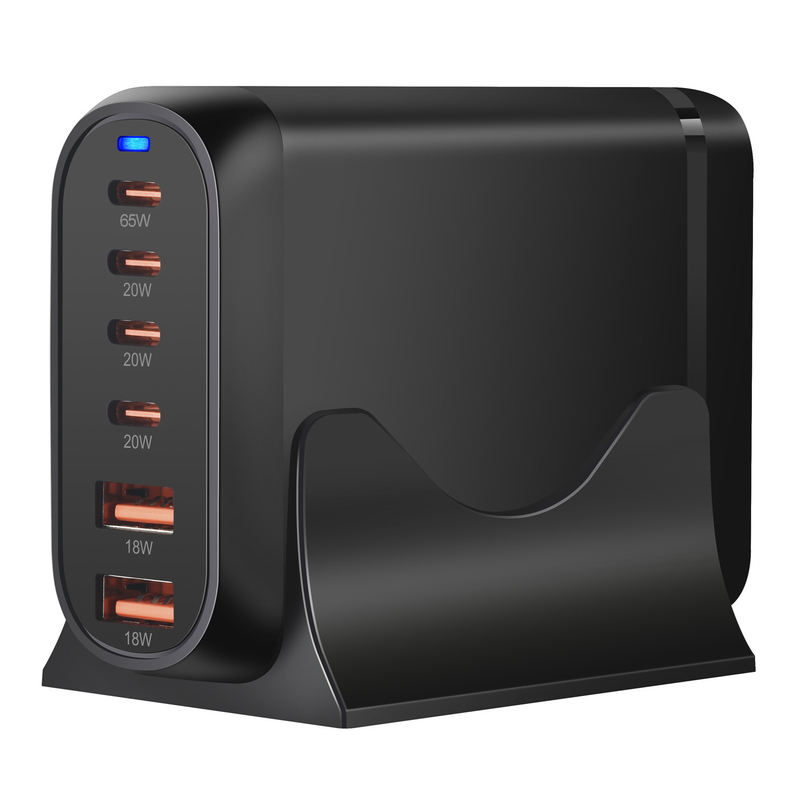 160W GaN USB Type C Fast Charger Multiple Ports PD Desktop Fast Charger Adapter Plug for IPhone Samsung and Laptop