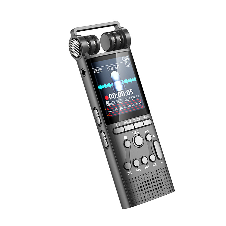 Professional Mini Audio Recorder X26 Voice Activated Digital Voice Recorder Microphones Noise Reduction Multi-language Menu