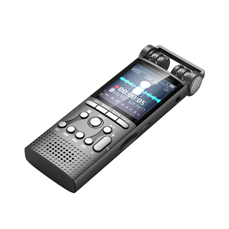 Professional Mini Audio Recorder X26 Voice Activated Digital Voice Recorder Microphones Noise Reduction Multi-language Menu