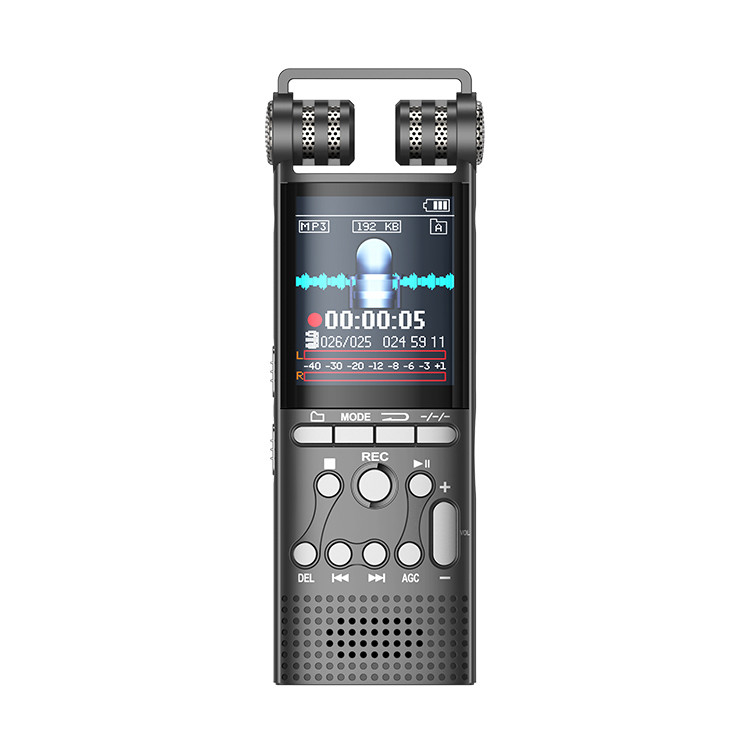 Professional Mini Audio Recorder X26 Voice Activated Digital Voice Recorder Microphones Noise Reduction Multi-language Menu