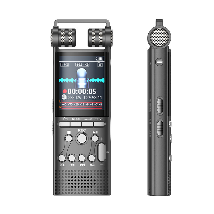 Professional Mini Audio Recorder X26 Voice Activated Digital Voice Recorder Microphones Noise Reduction Multi-language Menu