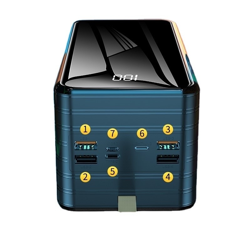 Original Brand New Triple USB Gan Chargers Charging Station With Multiple Ports Power Bank
