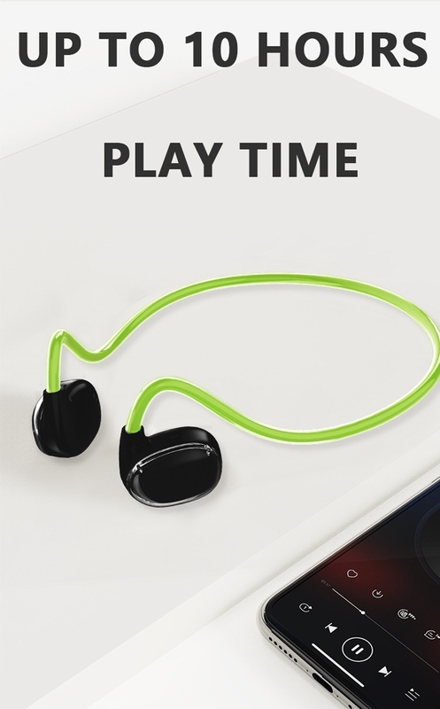 XZH 2024 Latest New Neck Air Conduction Touch Contrrol Blue Tooth Wireless on Ear Earphones for Sport Running
