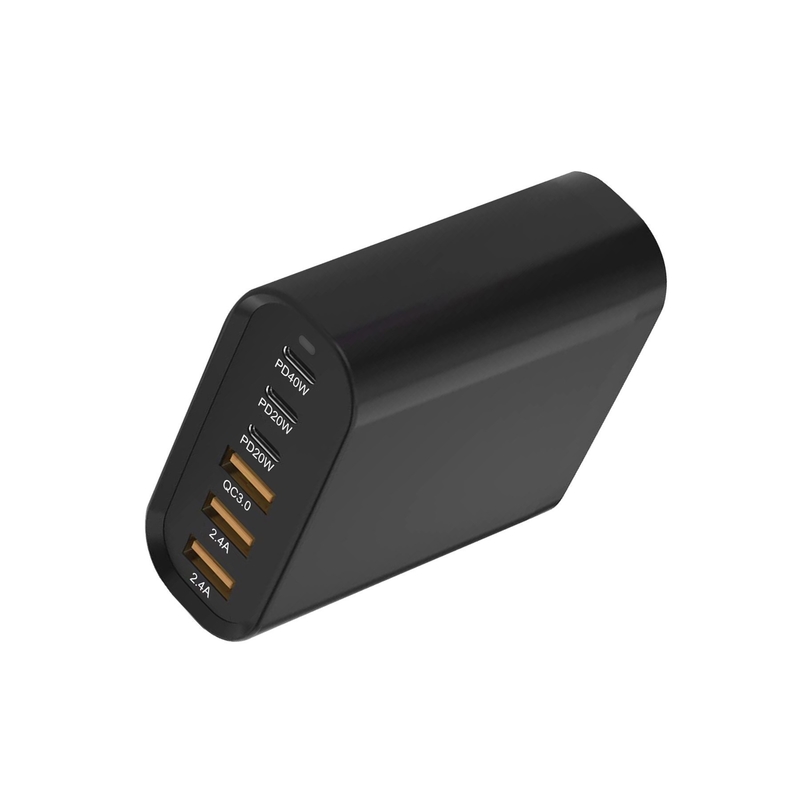 155W 6 Ports GaN USB C Charger PD 155W GaN Type C Fast Wall Charger for NoteBook Pro Laptop and Mobile Phone