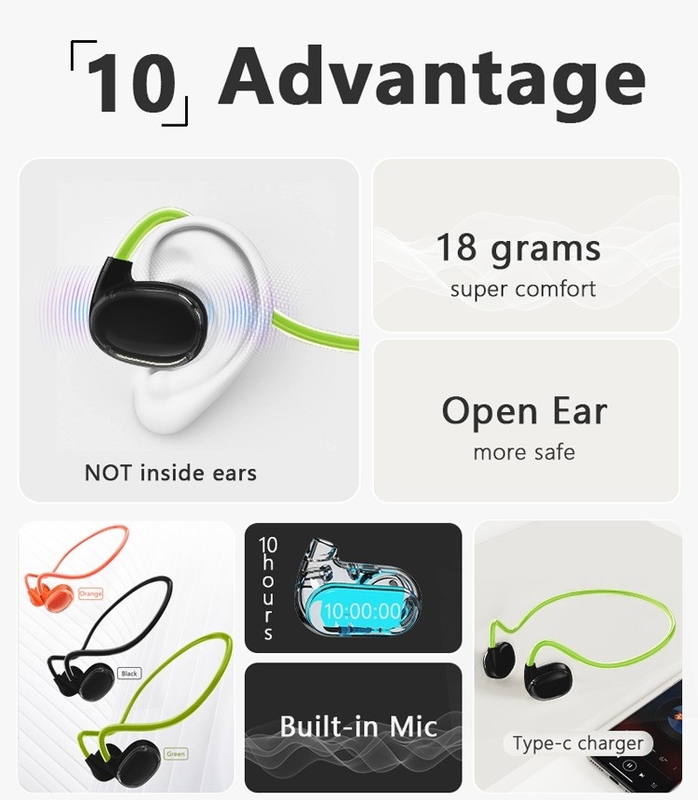 Factory Low-cost Pro Air Features Bone Conduction and Supports Wireless Connection Protocol Calling Music Headphones
