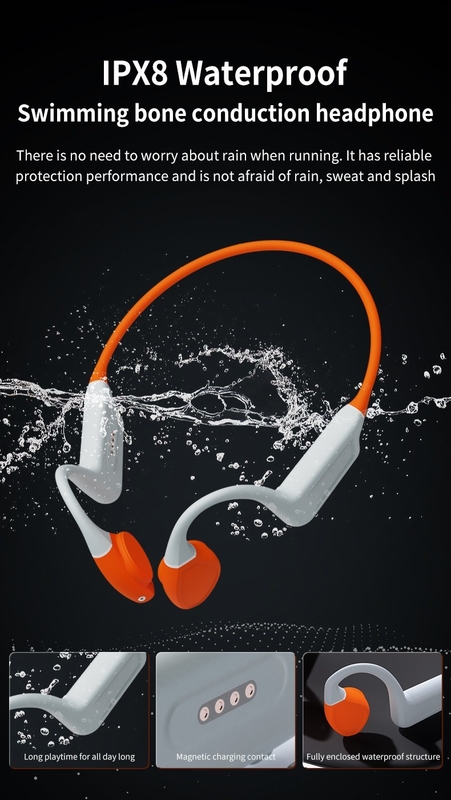 Waterproof Unleash Potential Bone Conduction Headphones for Hearing-impaired Crowd