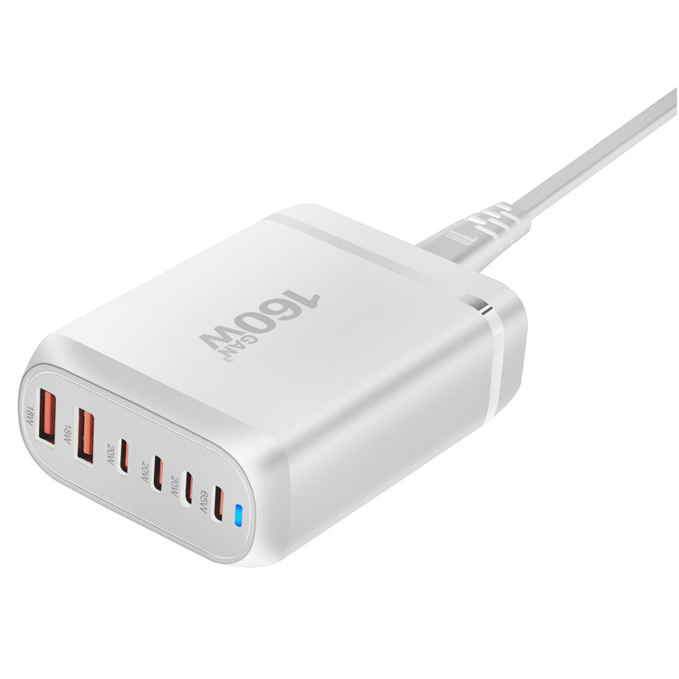 120w 160w 200w Multifunction Travel for Laptop Iphone Macbook Pd Qc Portable Fast USB Type C Charging PC Power Adapter Charger