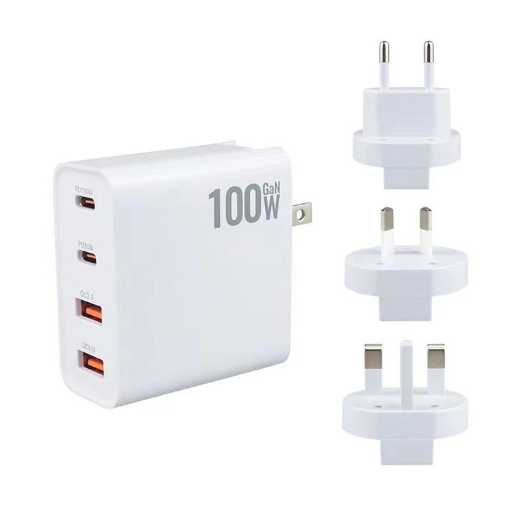 100W Pd 2 Ports Type C Super Fast Charging Android Smart Electrical Type C Phone Charger