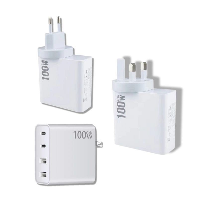100W Pd 2 Ports Type C Super Fast Charging Android Smart Electrical Type C Phone Charger
