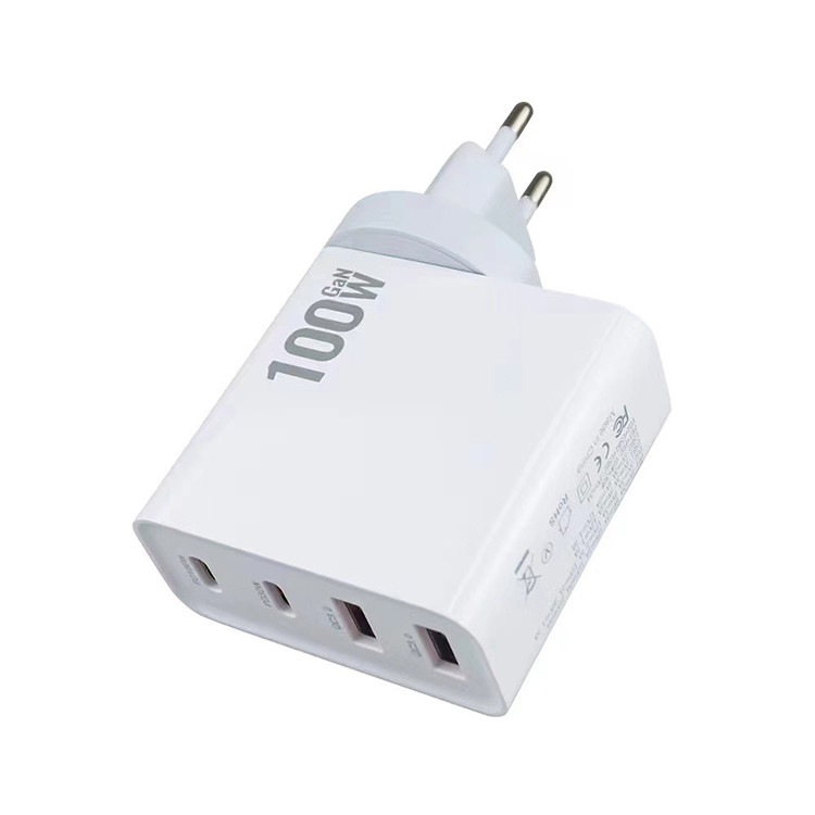 100W Pd 2 Ports Type C Super Fast Charging Android Smart Electrical Type C Phone Charger