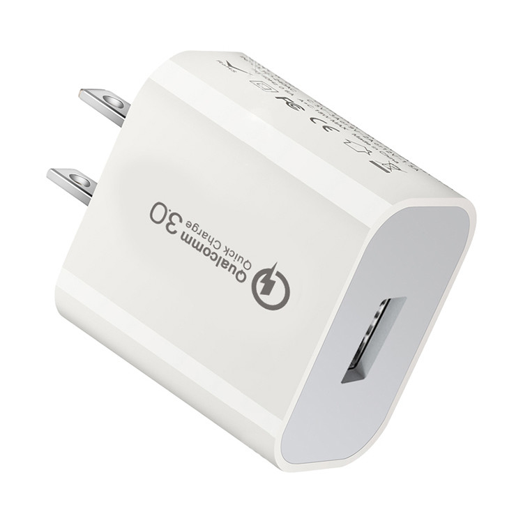 Top Selling Products 2024 Usb Wall Charger Block 18w 12watt Fast Charging Block Plug Adapter