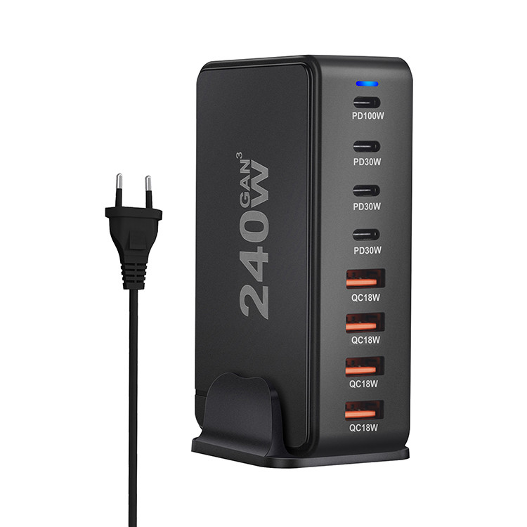 4Type-C and 4USB a High Powder USB C 240W Charger Power Strip Adapter Compatible for I Phone Cell Phones & Accessories