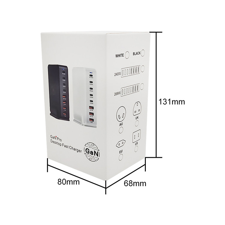 4Type-C and 4USB a High Powder USB C 240W Charger Power Strip Adapter Compatible for I Phone Cell Phones & Accessories