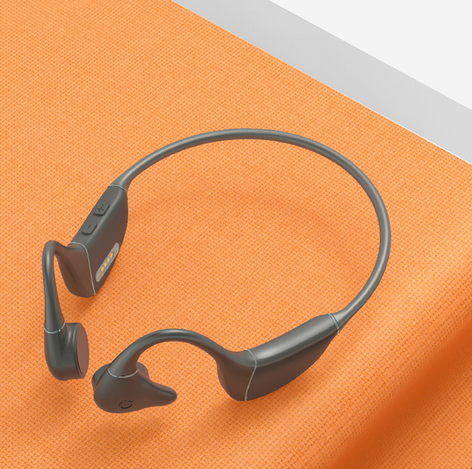Swan-like Elegant Curves Design Bone Conduction Headphones Swimming Headphones with bluetooth Media Player