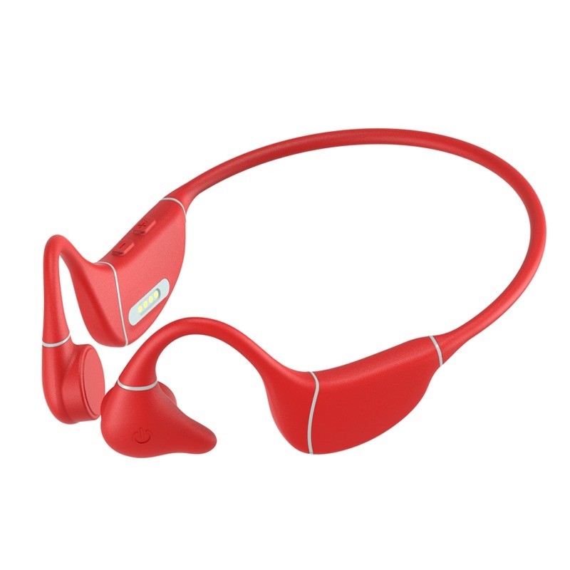 Swan-like Elegant Curves Design Bone Conduction Headphones Swimming Headphones with bluetooth Media Player