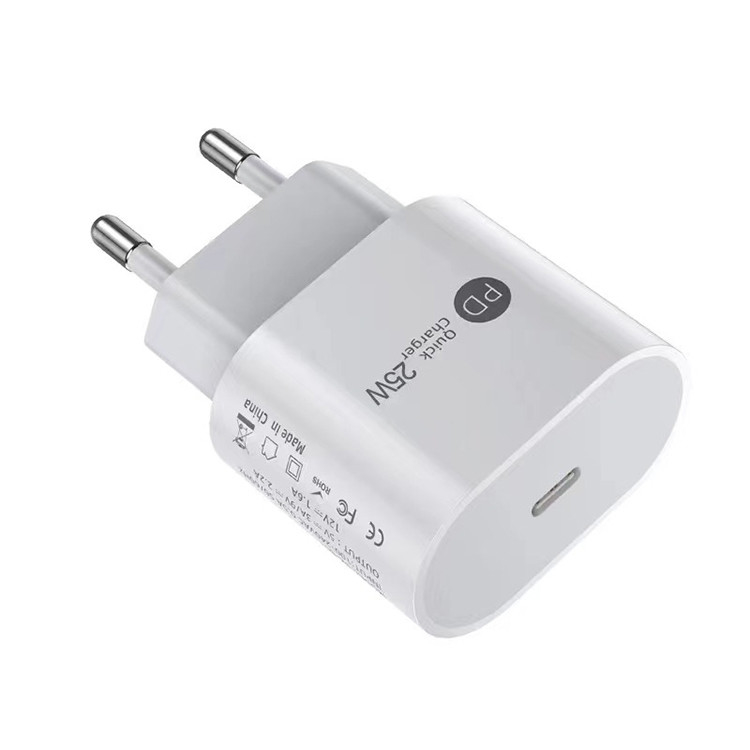 Mobile Phone 12v 1.5a 25w Single Port Cube Travel Usb Charger Adapter Us Plug Usb Wall Charger Block for Smart Device Charging