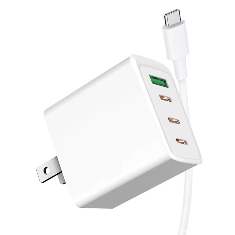 100W Charging Power Stock Station Hub 4 Power Port PD3.0 QC3.0 Fast Charging USB C Charger for I Phone Multiple Devices