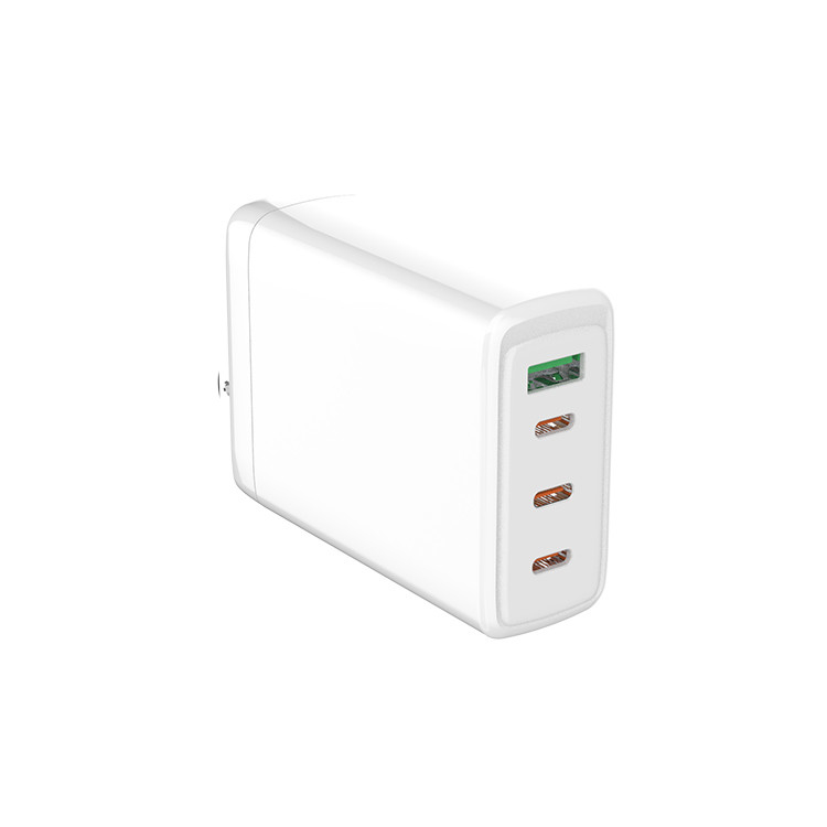 100W Charging Power Stock Station Hub 4 Power Port PD3.0 QC3.0 Fast Charging USB C Charger for I Phone Multiple Devices