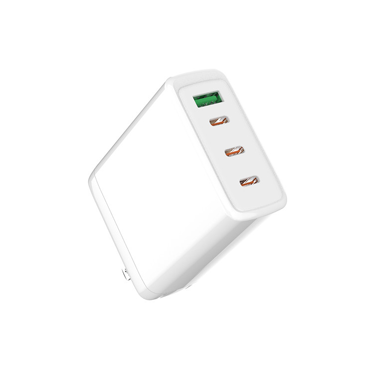 100W Charging Power Stock Station Hub 4 Power Port PD3.0 QC3.0 Fast Charging USB C Charger for I Phone Multiple Devices