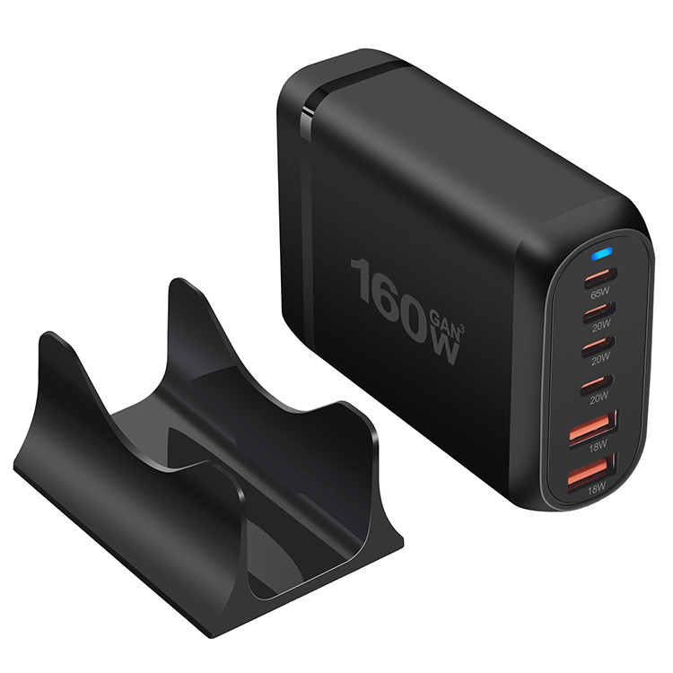 OEM ODM 160w Fast Charging Type c Adapter Charger Multiport 6 in 1 Usb c Hub