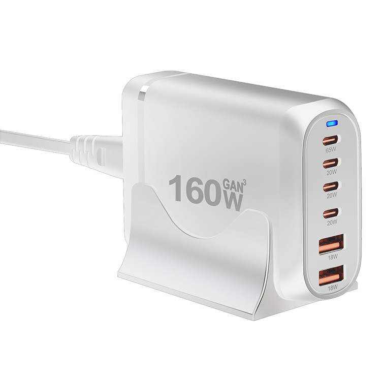OEM ODM 160w Fast Charging Type c Adapter Charger Multiport 6 in 1 Usb c Hub