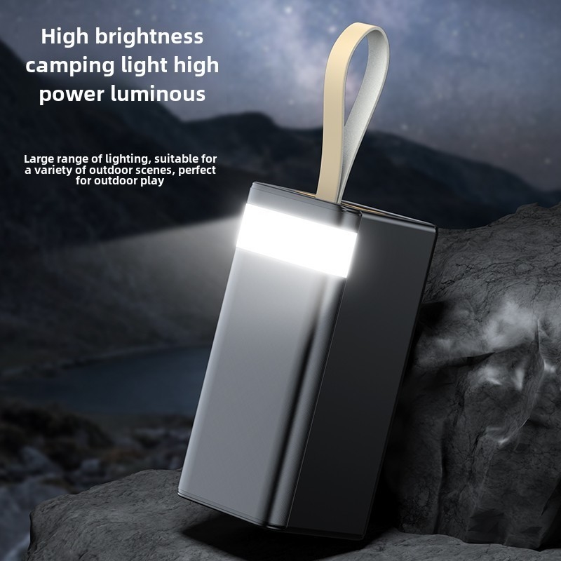 2025 Top Best Seller Outdoor 50000mAh Solar Power Bank 20000mah 30000mAh Travel 5-panel Portable Solar PowerBank Charger